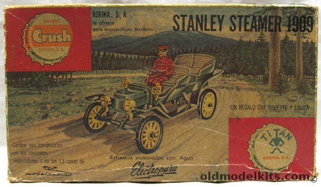 Orange Crush-Revell 1/32 1909 Stanley Steamer plastic model kit